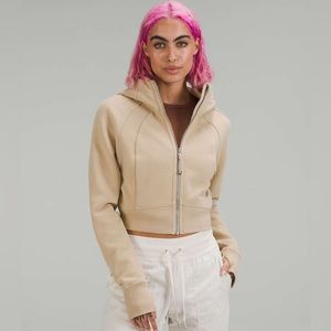 Lululemon Cropped Full-Zip Scuba Hoodie